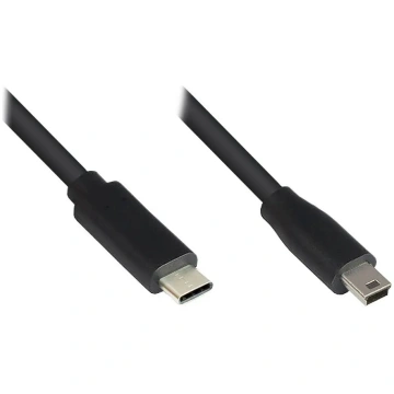 USB 2.0 kabelis Alcasa 3310-CM030 — USB‑C uz 5×Mic