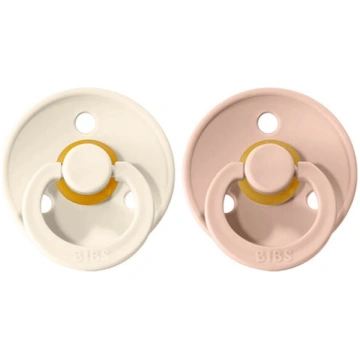 BIBS Colour Round - Ivory / Blush 0-6 months