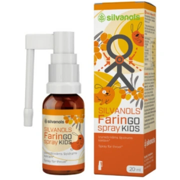 Uztura bagātinātājs Silvanols FarinGospray Kids ae