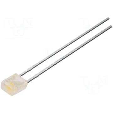 LED | white warm | rectangular | 2x3x4mm | bipolar