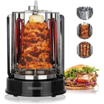 Heinrich’s Kebab Grill mājas lietošanai, kebaba gr