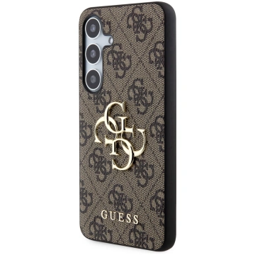 GUESS PU 4G Metal Logo Case for Samsung Galaxy S24