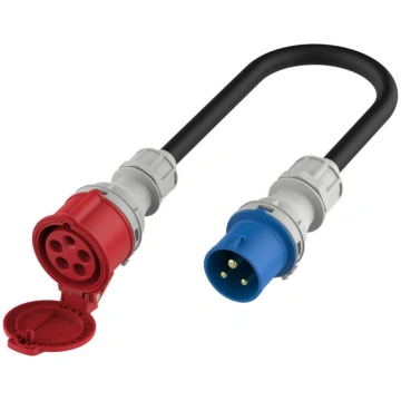 Adapteris elektromobiļiem CEE 16A (zils, vienfāzes