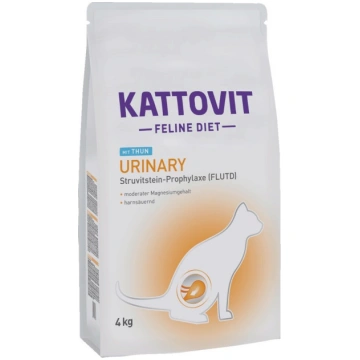 Sausā kaķu barība Kattovit Urinary, zivs, 4 kg