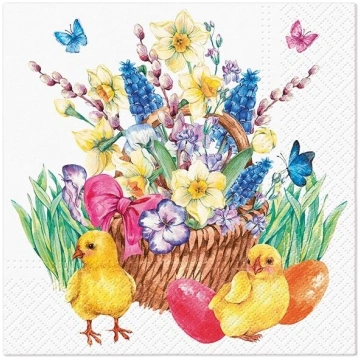Papīra salvetes Easter Bouquet, 20 gab. PAW