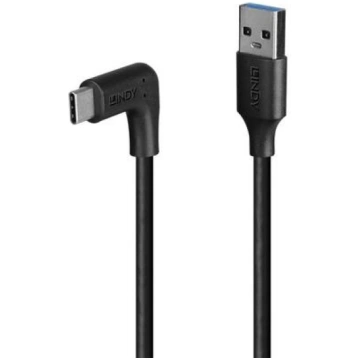 Lindy 1.5m USB 3.2 Type A to C Cable, 90-degree be