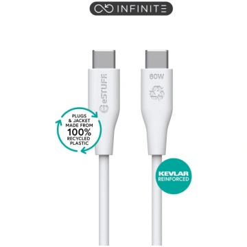 eSTUFF INFINITE (GRS) USB-C to USB-C Cable 3m Whit