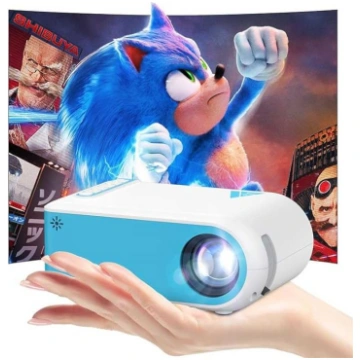 Nasin mini projektors ar 1080P izšķirtspēju, porta