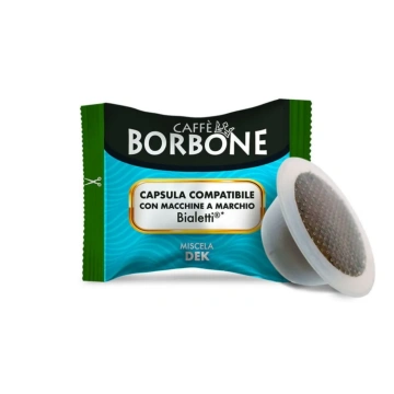 100 Capsule Bialetti Caffè Borbone Miscela Dek per
