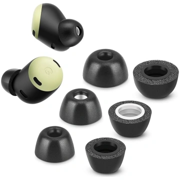 Atmiņas putu uzgaļi Google Pixel Buds Pro, neslīdo