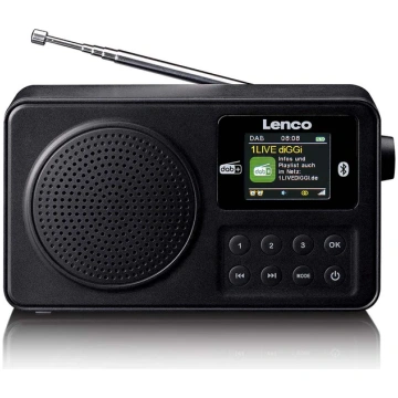 Lenco Pārnēsājams DAB+/FM radioBluetooth® un uzlād