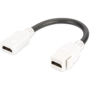 Vads Digitus HDMI 2.0 F/F, 120, balta krās