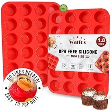 Walfos Mini silikona kēksu veidņu komplekts, 2 gab