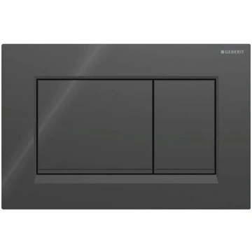 Placca di comando geberit sigma 20 square nero luc