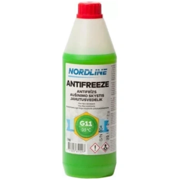 Nordline Antifrīzs G11 -35°C zaļš 1kg