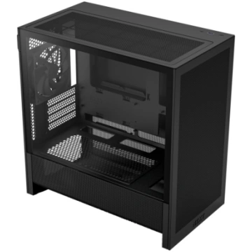 NZXT H3 Flow, tower case black (matte), tempered g