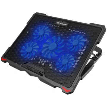 Tellur Cooling pad Basic 17, 5 fans, LED, black TL