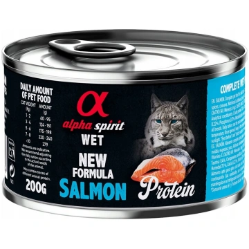 Alpha Spirit Protein z lososiem 200g 8436586311308