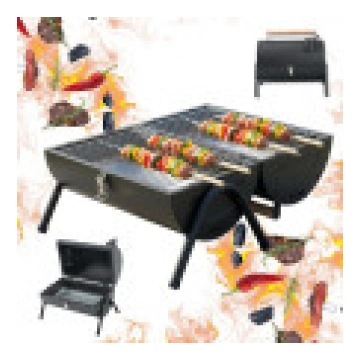 KingHoff PORTATĪVAIS BBQ GRILS. KINGHOFF KH-2032 [