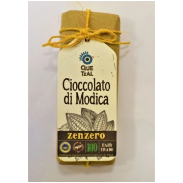 Cioccolato di Modica allo zenzero BIO IGP 60 g