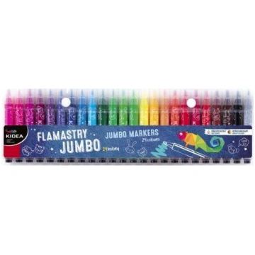 Derform Flomāsteri Jumbo 24 krāsas Kidea