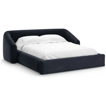 Velvet Storage Bed With Headboard, "Campi", 230x24