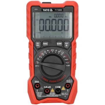 Digitālais multimetrs True RMS LCD 25000, YATO, YT