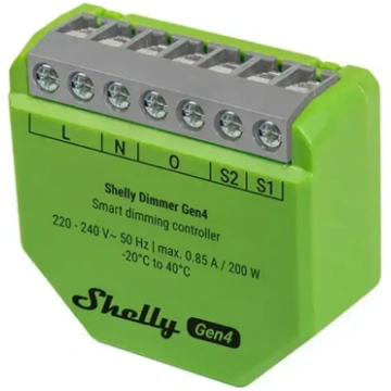 Shelly Dimmer Gen4 Zigbee/Matter viedais dimmers
