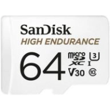 SanDisk High Endurance microSDXC 64GB V30 + Adapte