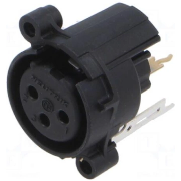Connector: XLR | socket | female | PIN: 3 | straig