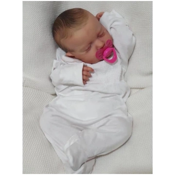 NPK 19 collu Reborn Doll Loulou Reborn Baby, ļoti 