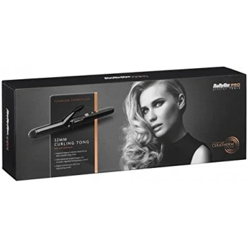 BaByliss PRO TITANIUM TOURMALINE Curling Tongs wit