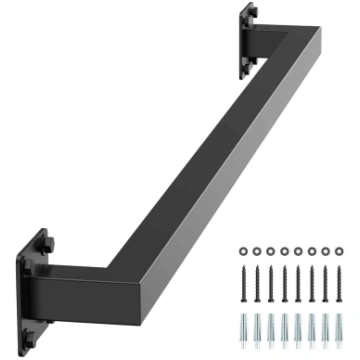 VEVOR 910mm sienas margas kāpnēm, melnas oglekļa t