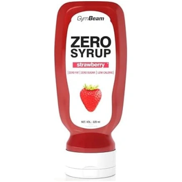 GymBeam Zero sīrups bez cukura, sīrups pārliešanai
