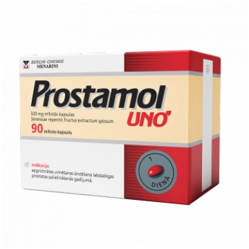 PROSTAMOL UNO 320 mg mīkstās kapsulas, N90 PROSTAM