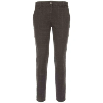Nero Giardini Pantalone a Quadri Donna A860260D