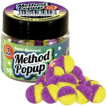 Benzar Mix MINI POP UP BOILAS 7MM ANANĀS-DZĒRVENE 