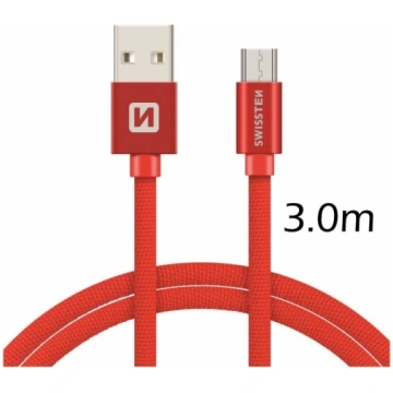 SWISSTEN Textile Quick Charge Universāls Micro USB
