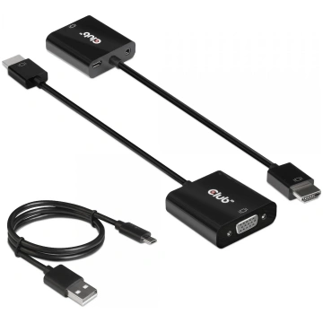 I/O ADAPTER HDMI TO VGA/AUDIO M/F CAC-1302 CLUB3D 
