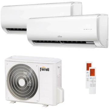 Condizionatore Ferroli Giada dual split 12000+1800