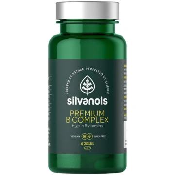 SILVANOLS Premium B Complex kapsulas, 60 gab