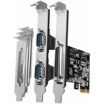 Axagon PCI-Express card with one parallel and two 