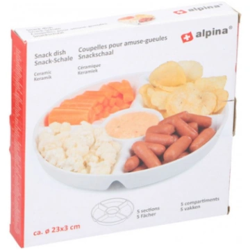 Uzkodu plate (5 sadaļas)