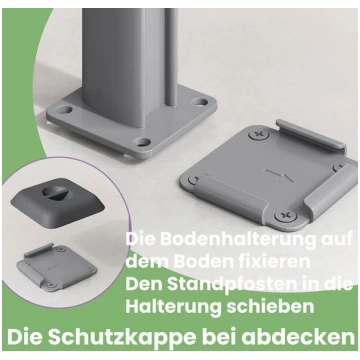 Grīdas stiprinājums sānu markīzēm, Alu-Sānu markīz