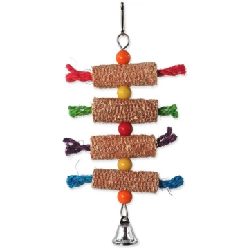 Bird Jewel Toy Hanging Ears Colored With Bell rota