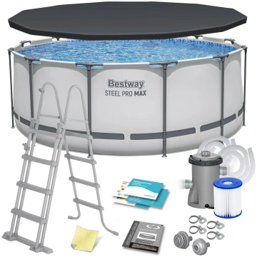 Bestway 56420 karkasa baseins ar sūkni un piederum