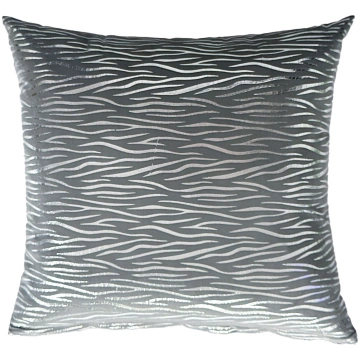 Spilvens GLORY 45x45cm, sudraba līnijas | P0069408