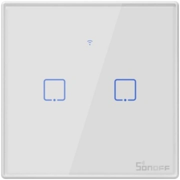 Smart Switch WiFi + RF 433 T2 EU TX (2 kanāli) Son