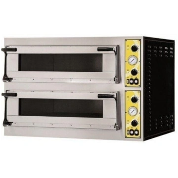 Electric mechanical pizza ovens PF 2 cooking chamb