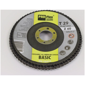 LAMEĻU SLĪPRIPA BASIC PRO 125*22.2 Z60 PRO FLEX